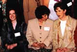 Marie with President Mary McAleese and Rose McCaffrey at the launch of the Cross-Border Women's Network